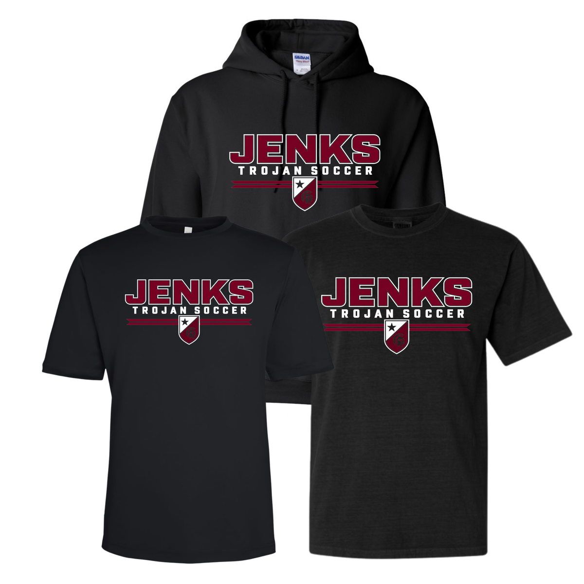 JBS26 - Jenks Trojan Soccer - Black