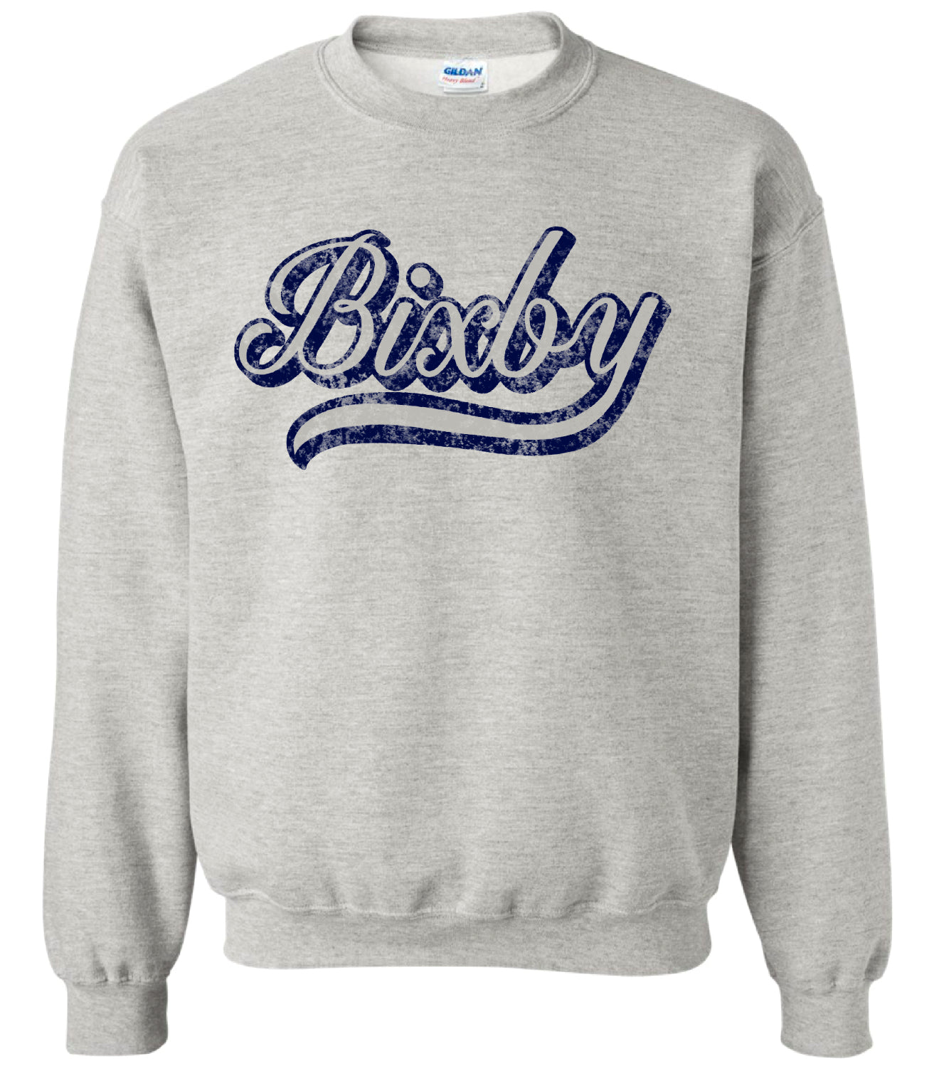 BEI25- Bixby Vintage Script Sweatshirt