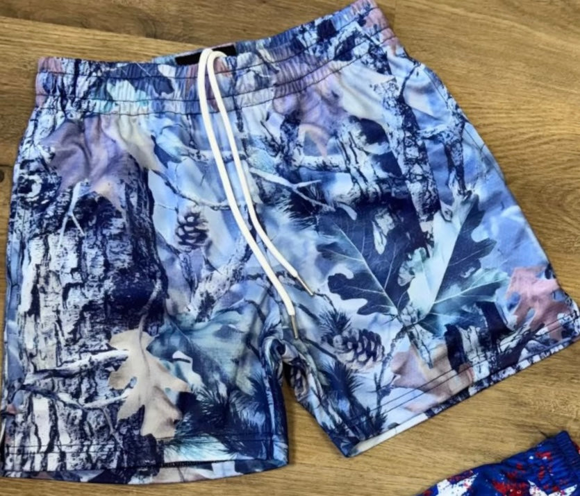 Grey Camo Shorts