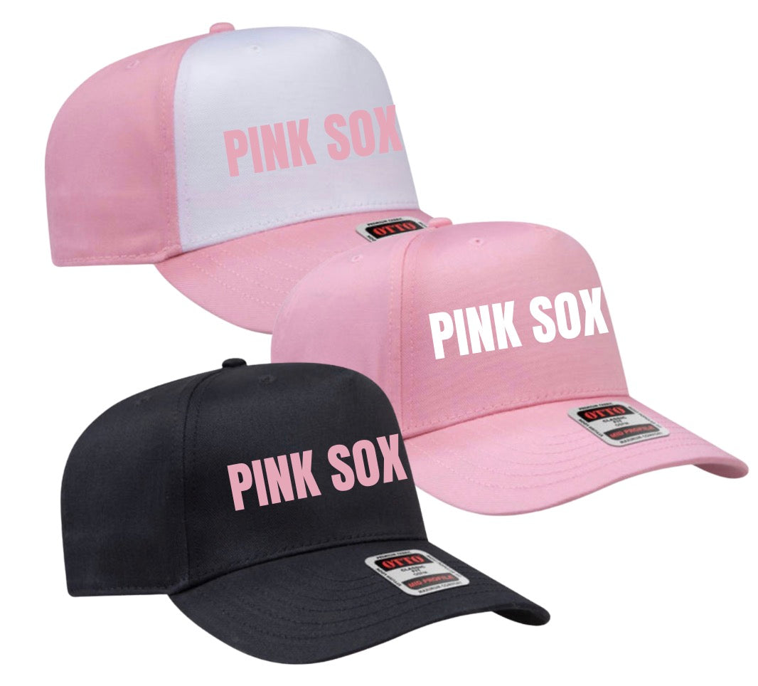 PSK26 - Pink Sox Embroidered Hat – Rayne Creative Co.