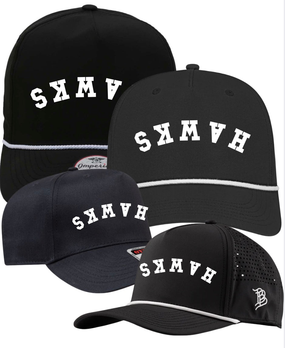 HB26 - Hawks Upside Down Snapback Hat