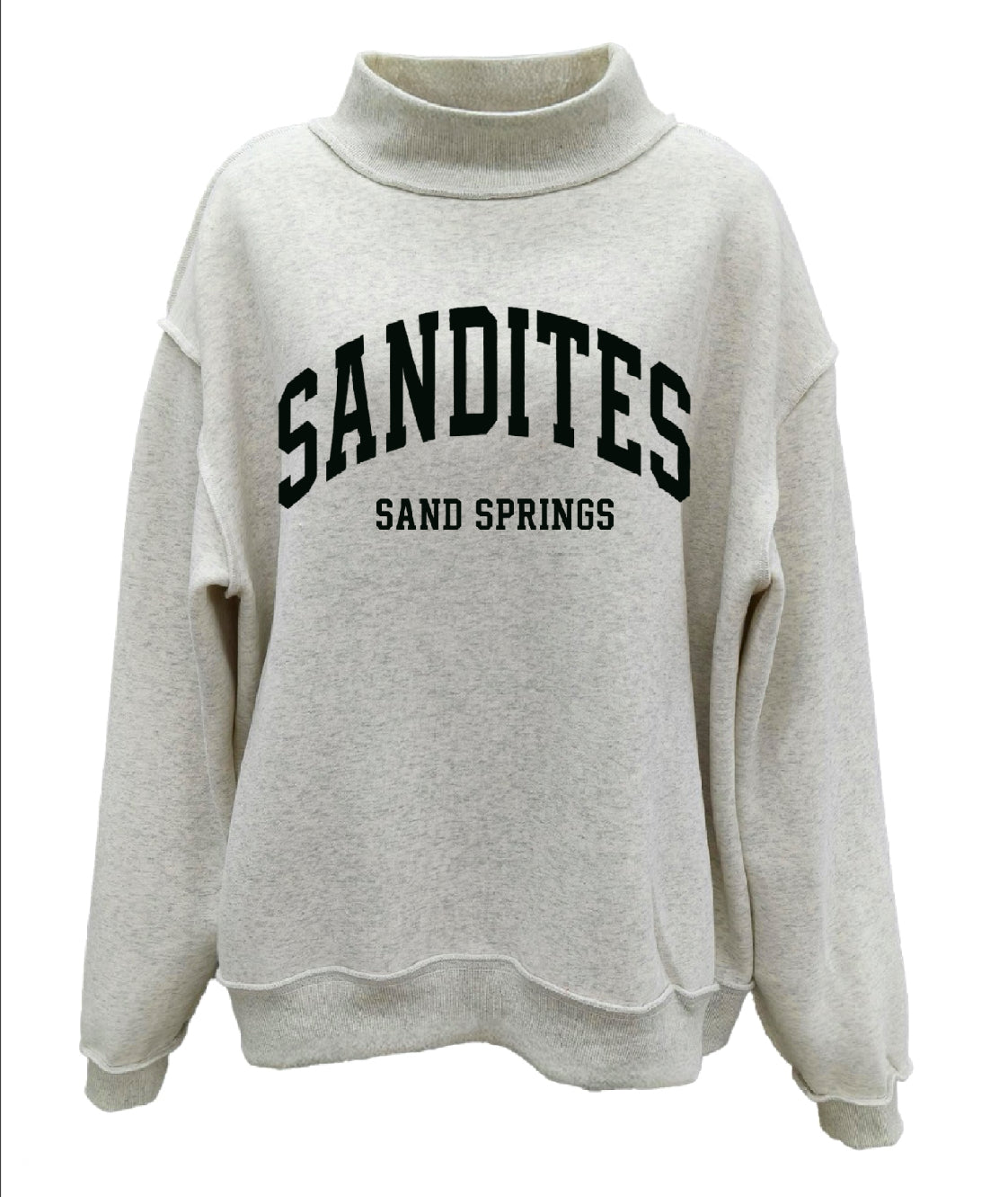 CPHSVC - Oversized Sand Springs Mock Neck