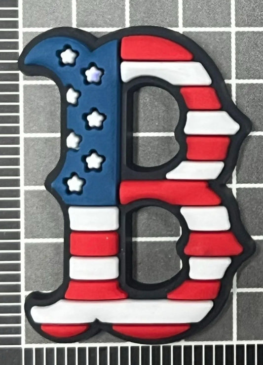 BIX - Bixby B Flag Shoe Charm