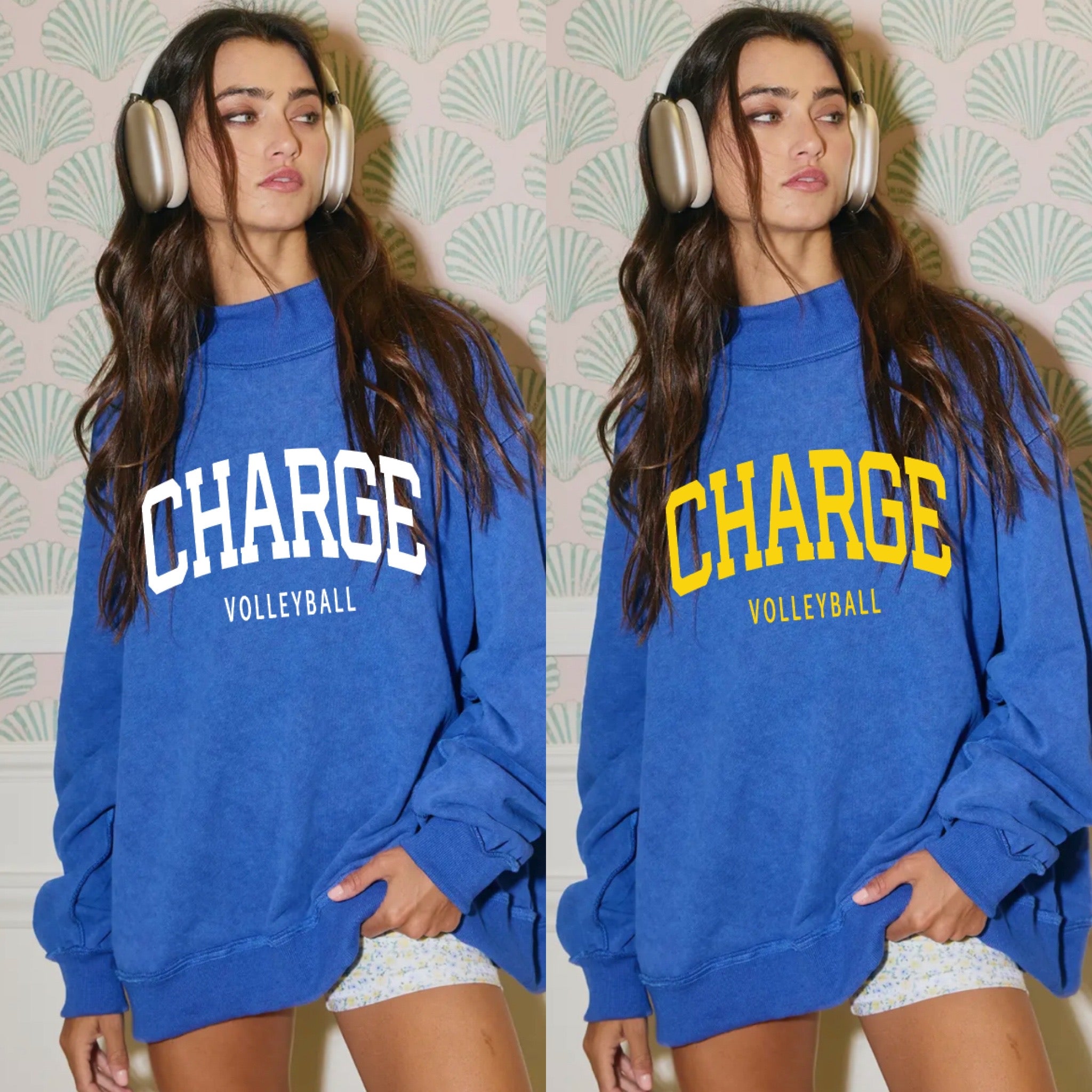 CVB - PREORDER! Charge Oversized Mock Neck – Rayne Creative Co.