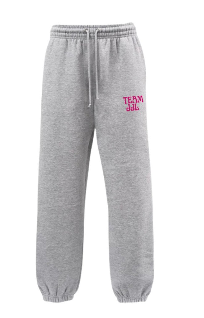 Team JJL - Embroidered Fleece Sweatpants - Multiple Colors