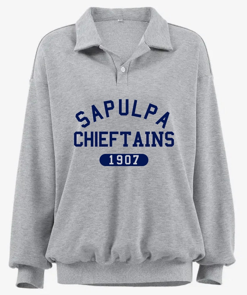 SAP26- VINTAGE TERRY CLOTH COLLARED Chieftains