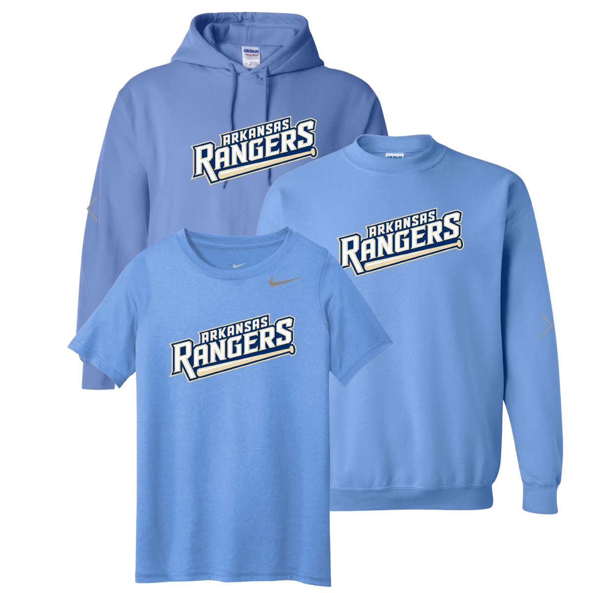 ARB26 - Rangers Slant Baby Blue