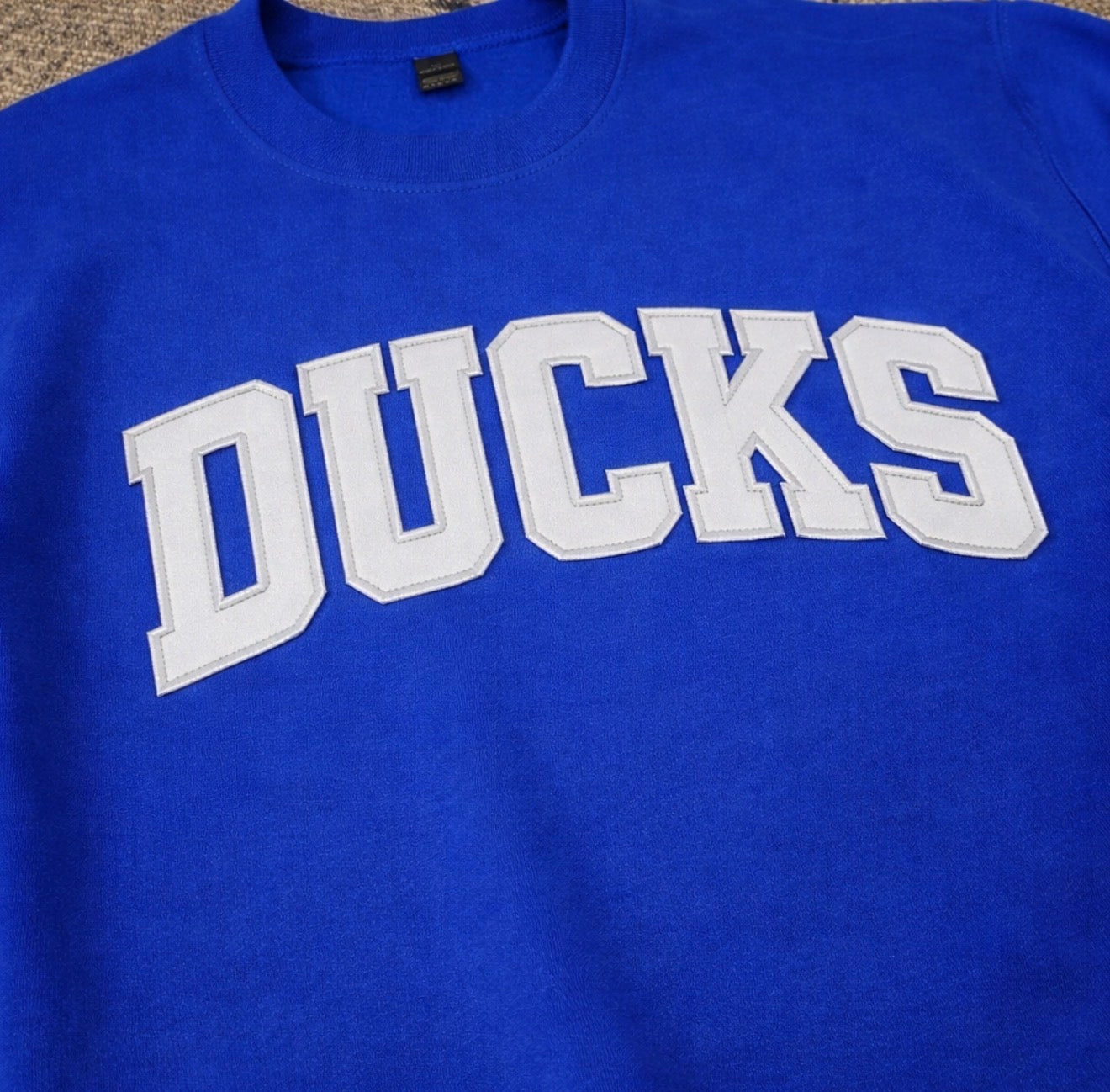 OD26 - Ducks Softball Raw Edge Sweatshirt