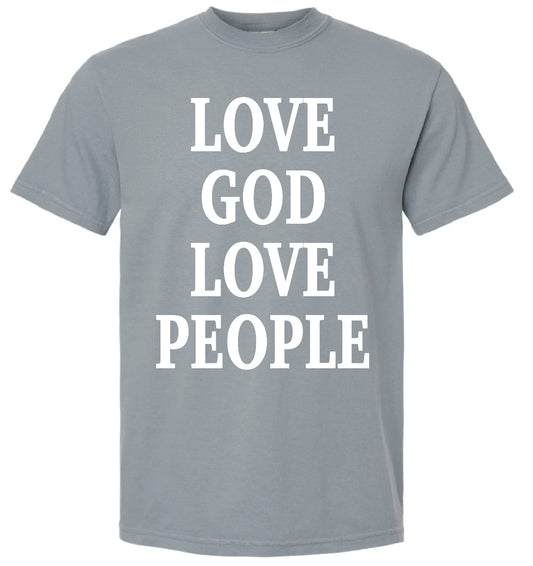 Love God Love People Tee - Russell Family