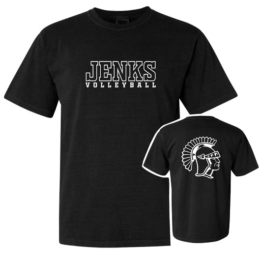 JVB - Jenks Volleyball Trojan Head