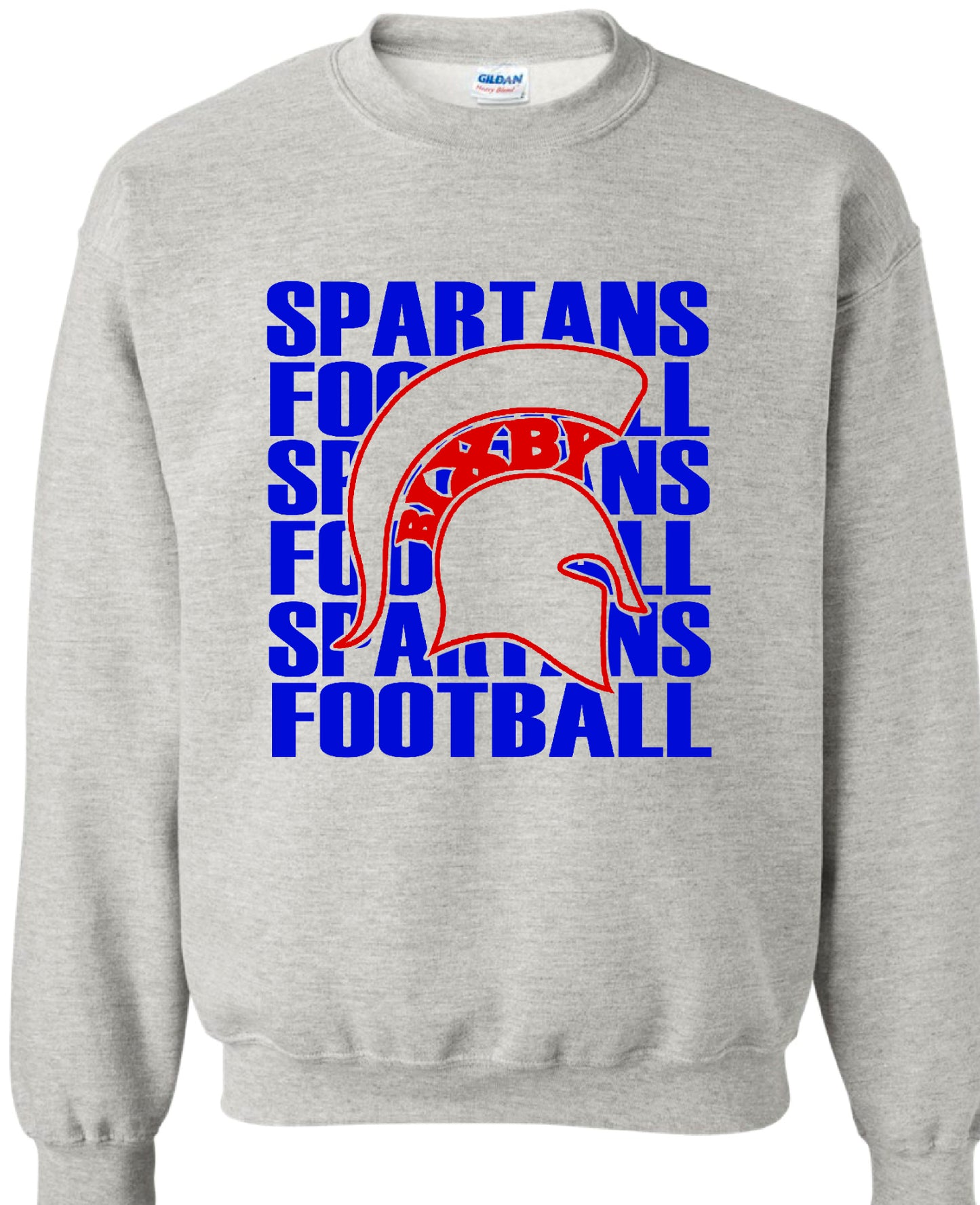 B2R25 Spartans Football Cut Out