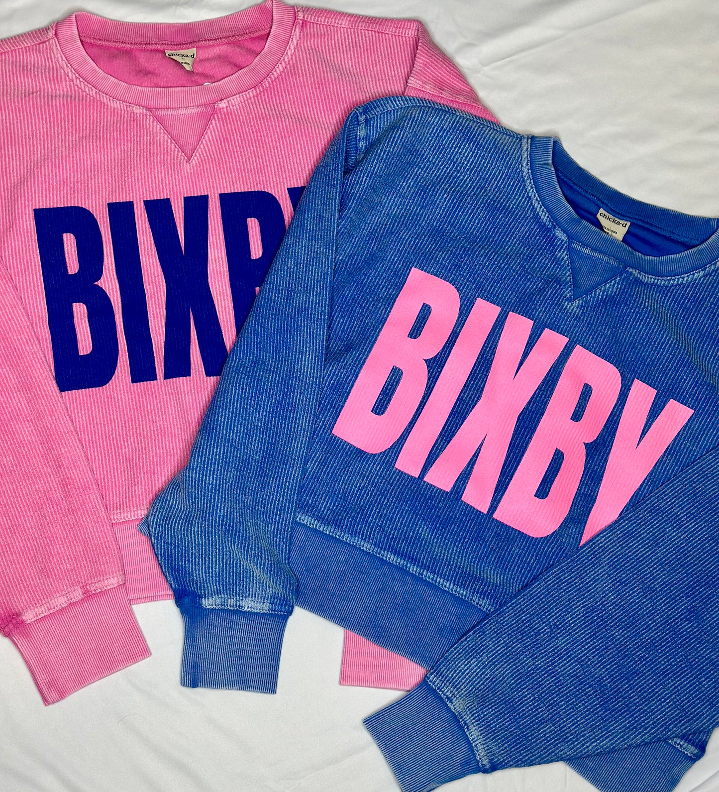 RCB BIXBY CORDED WAIST LENGTH SWEATSHIRT