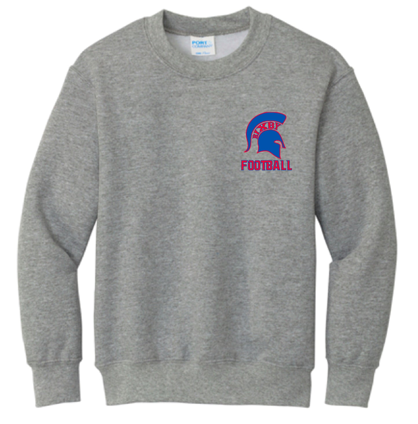 B3R25 Bixby Embroidered Grey Sweatshirt