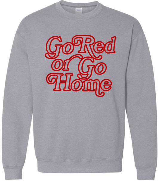 B3R Go Red Standard Sweatshirt - Red Design
