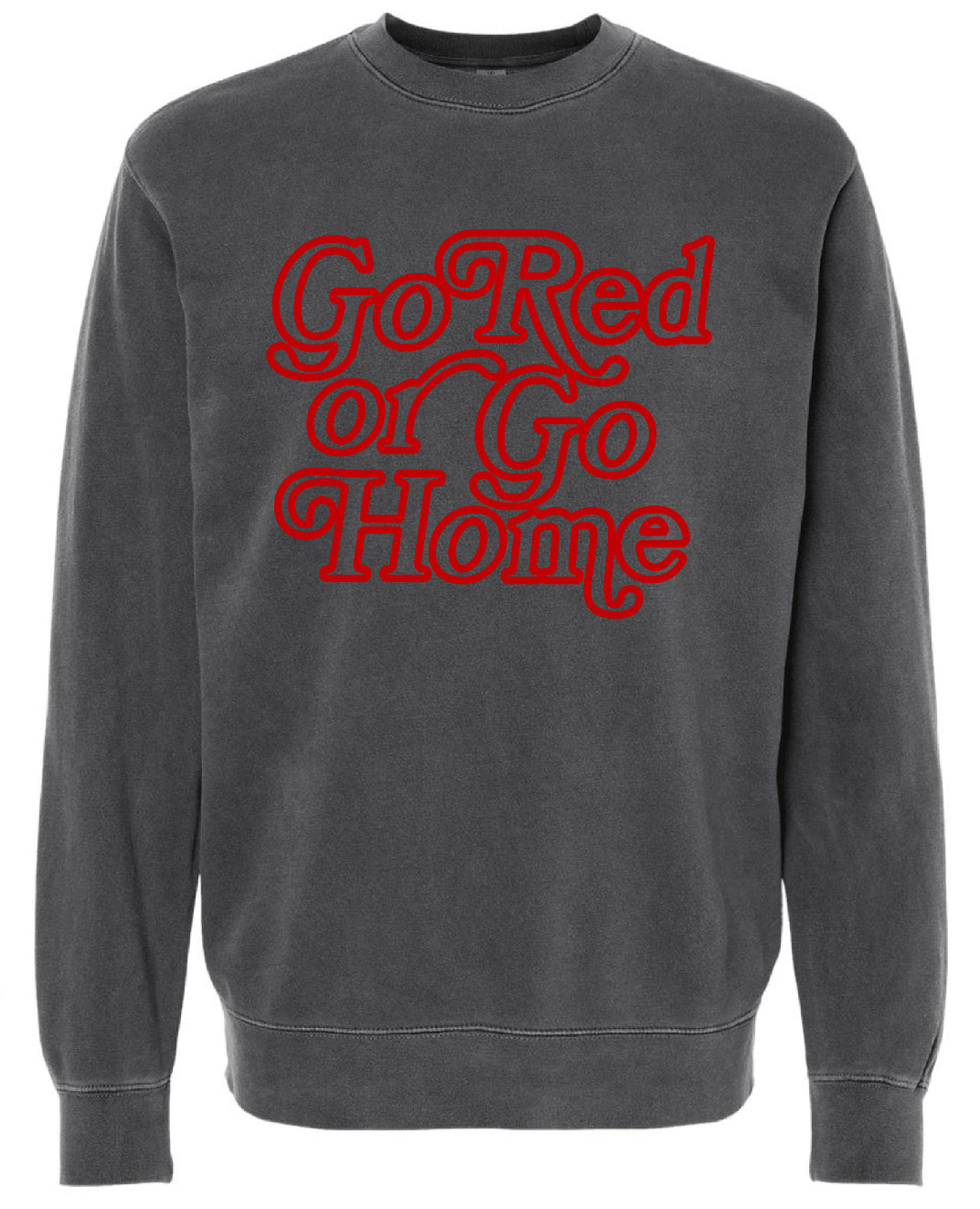 B3R25 Go Red Premium Sweatshirt - Red Design