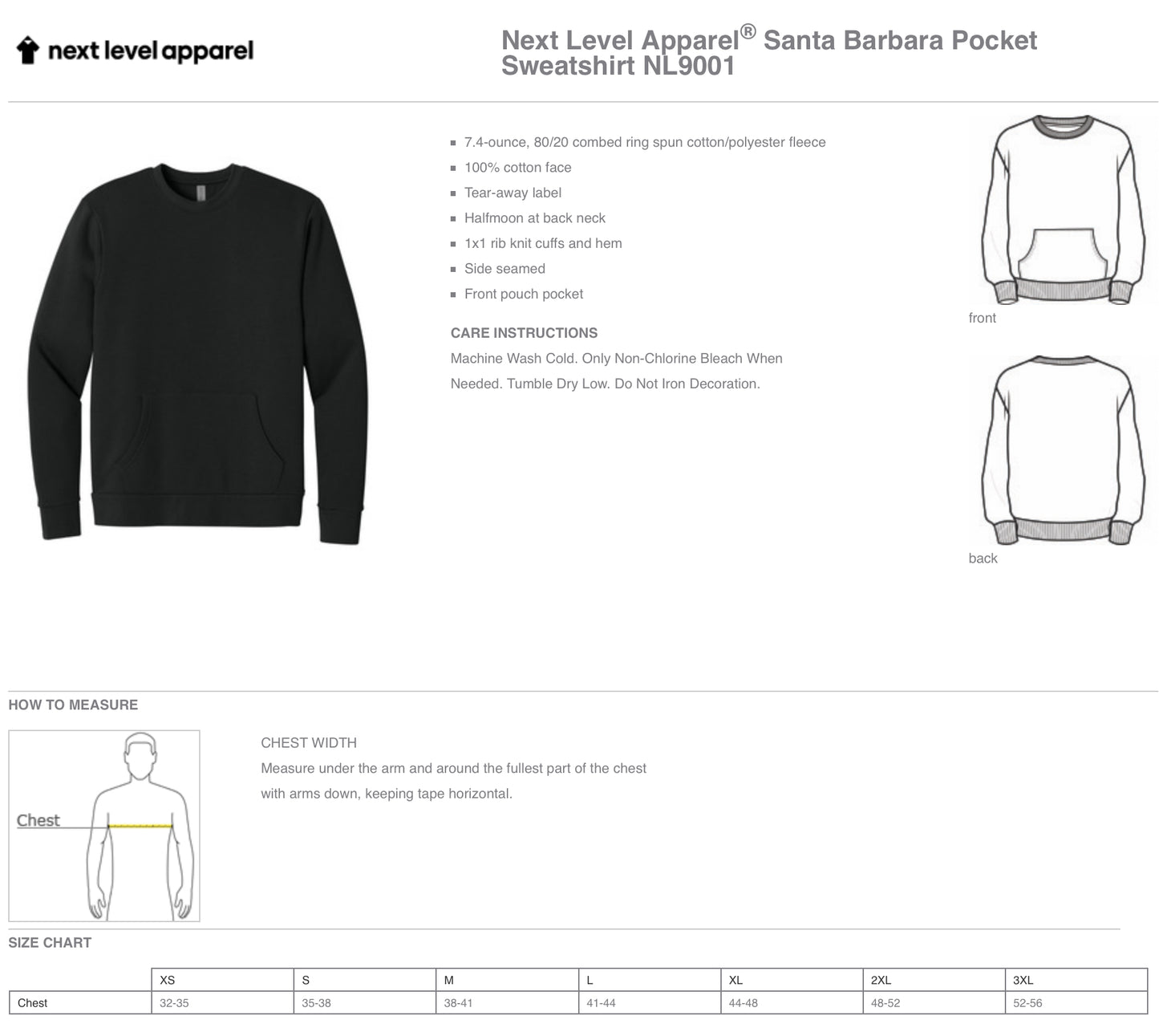 B3R25 Bixby Red Football Pocket Sweatshirt - Red Design