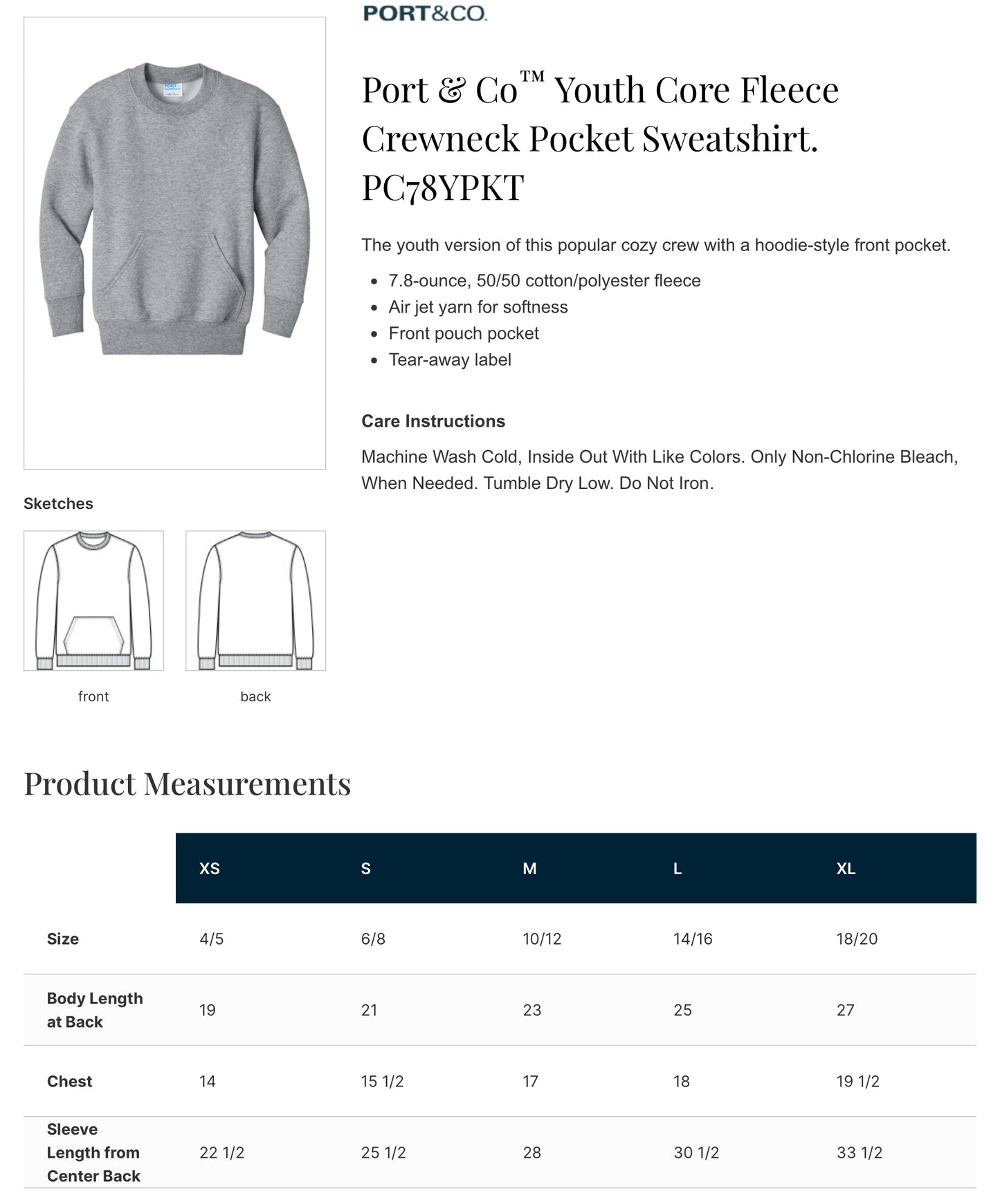 B3R25 Go Red Pocket Sweatshirt - White Design