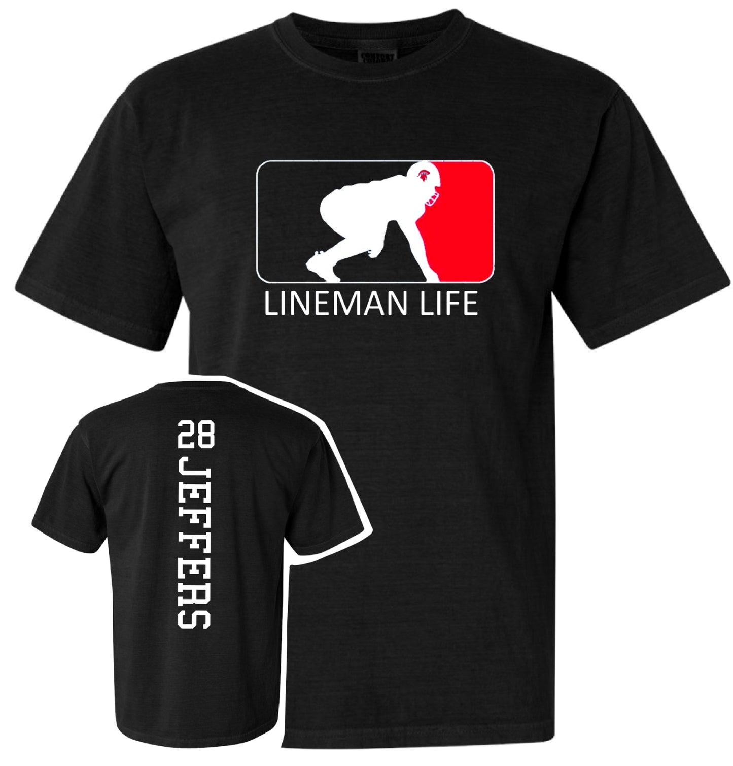 B7R25 Lineman Life - Black (Personalized)