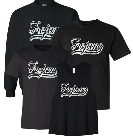 KTS25 Trojans Vintage Black