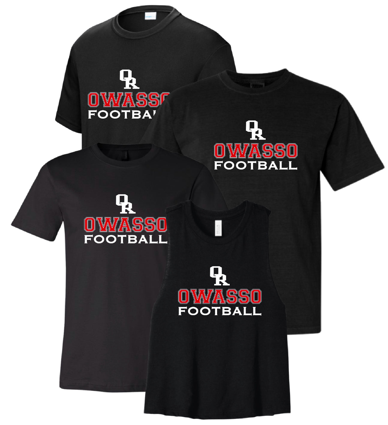 OF25 Owasso Football - Black