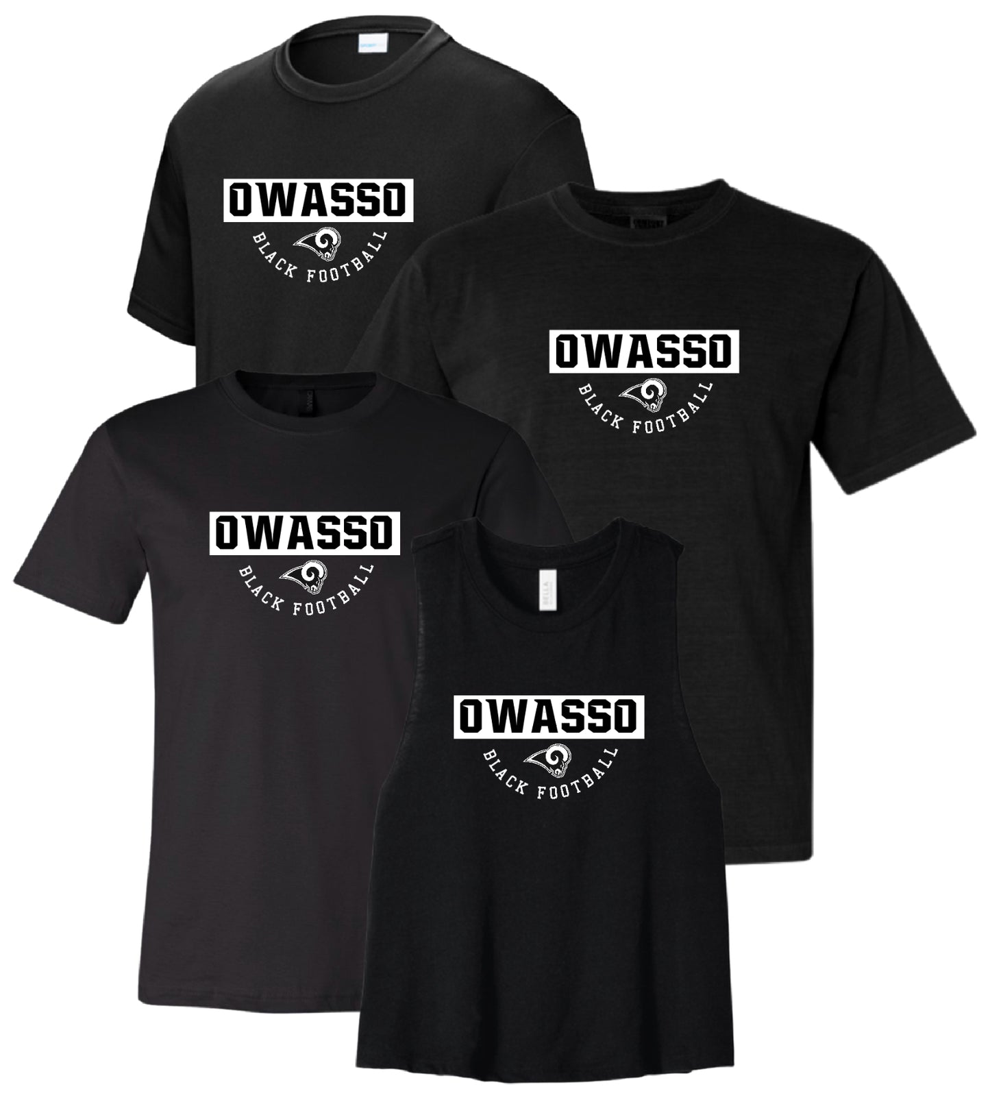 OF25 Owasso Black Football