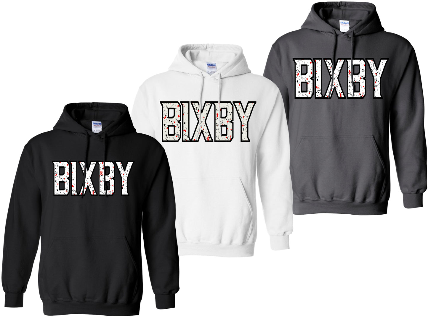 BSC25 - Bixby Splatter Cotton Hoodie