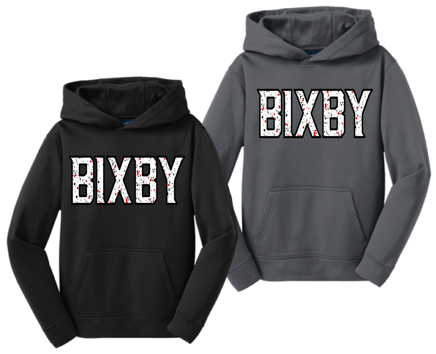BSC25 - Bixby Splatter Performance Hoodie