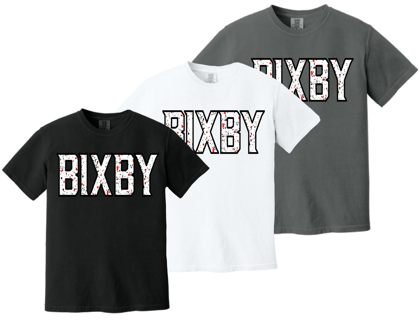 BSC25 - Bixby Splatter Comfort Color Tee