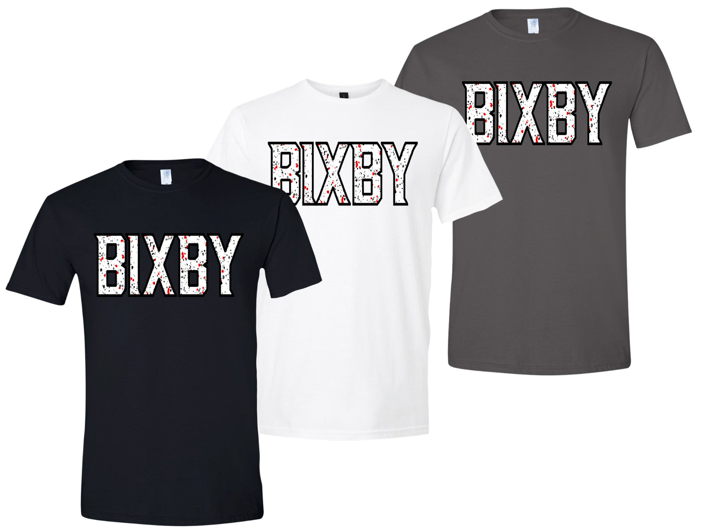 BSC25 - Bixby Splatter Softstyle Tee