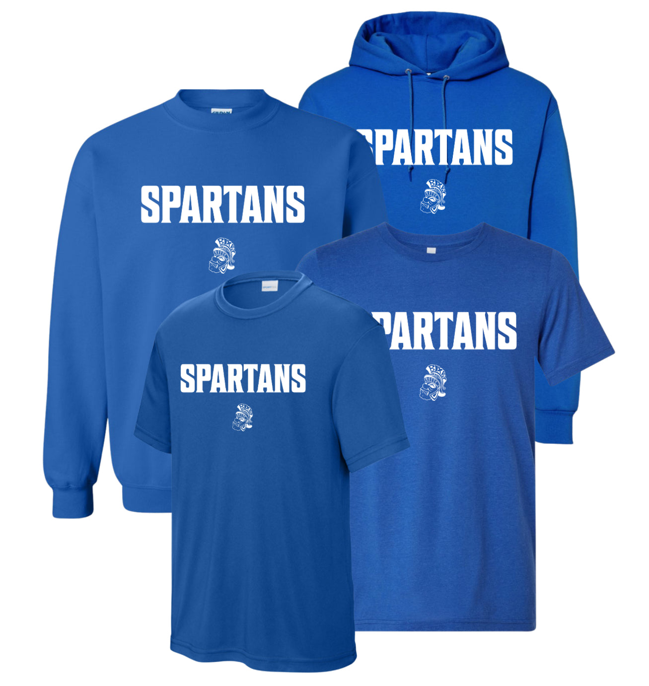 BWE - Spartans Cartoon Blue