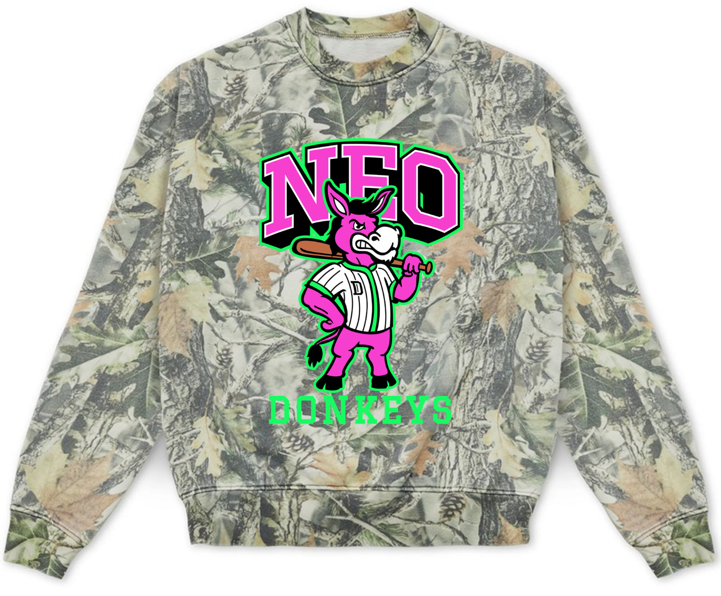 NEO26 - Donkey Batter Camo Sweatshirt