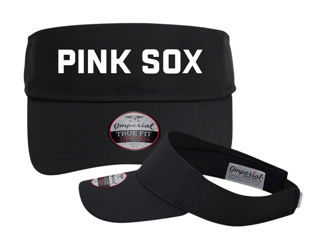 PSS26 - Pink Sox Black Visor