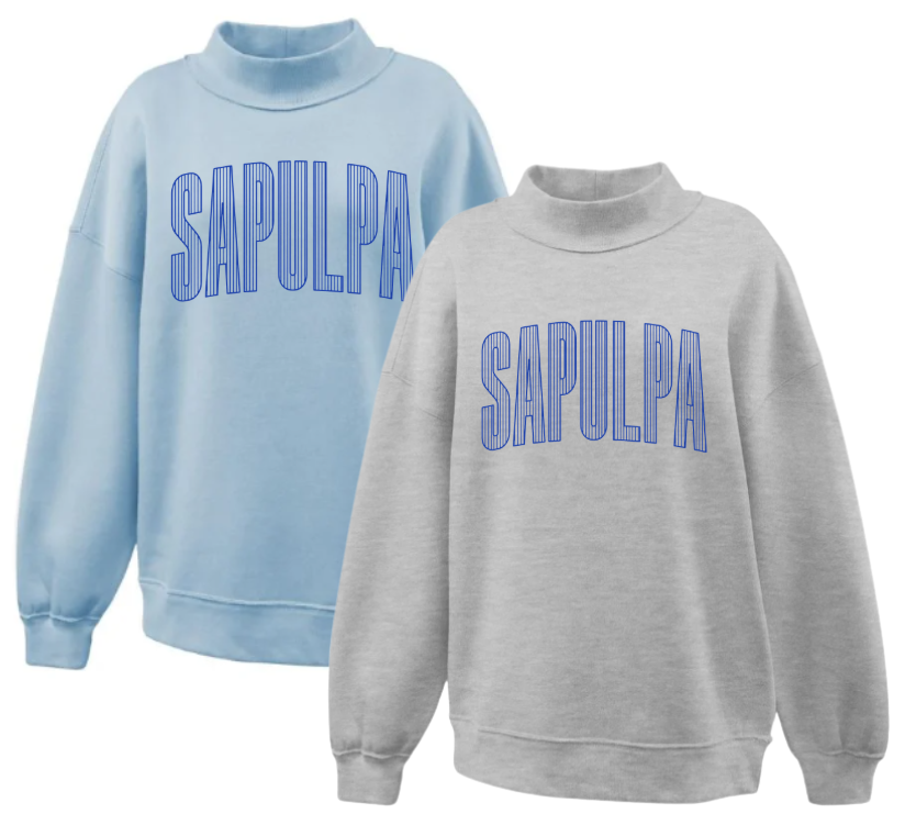 SAP26 - Sapulpa Stripe Mock Neck