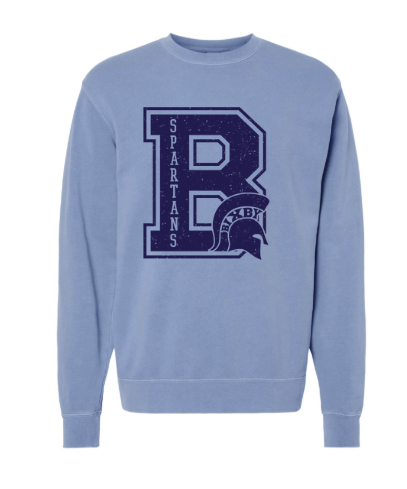 B3WFF25 Vintage Bixby B Blue