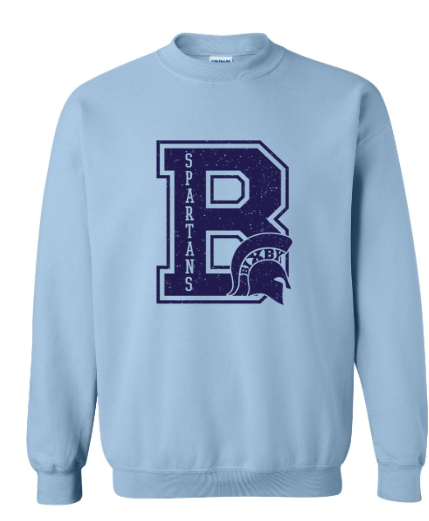 B3WFF25 Vintage Bixby B Blue