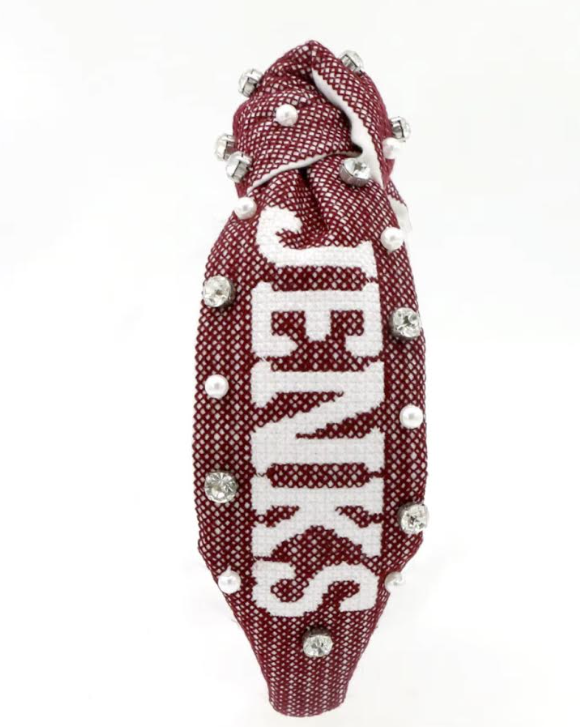 JWE25- Jenks Trojans Headband PREORDER!