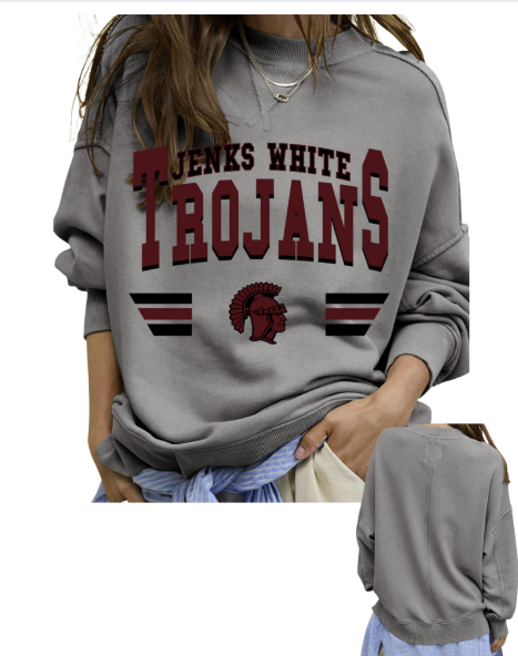 JWF25-Jenks White Trojan Head