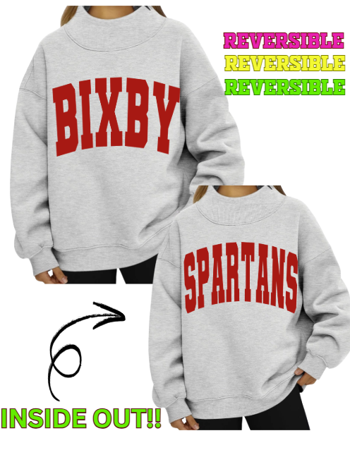 BC25- BIXBY CHEER REVERSIBLE SWEATSHIRT