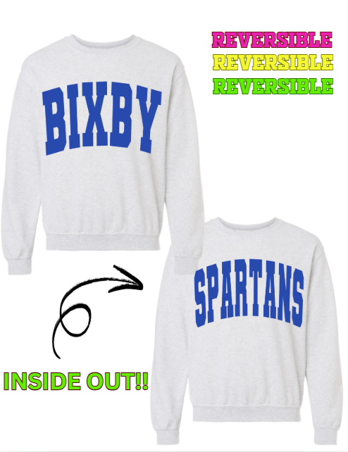 BC25- BIXBY CHEER REVERSIBLE SWEATSHIRT