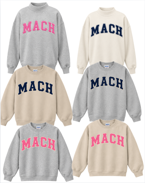 AH-Applique' Sweatshirt OR Mockneck