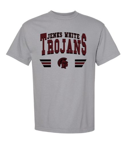 JWF25-Jenks White Trojan Head