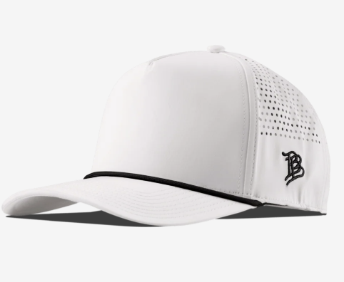 BEI25 - B Blackout Rubber Patch Hat