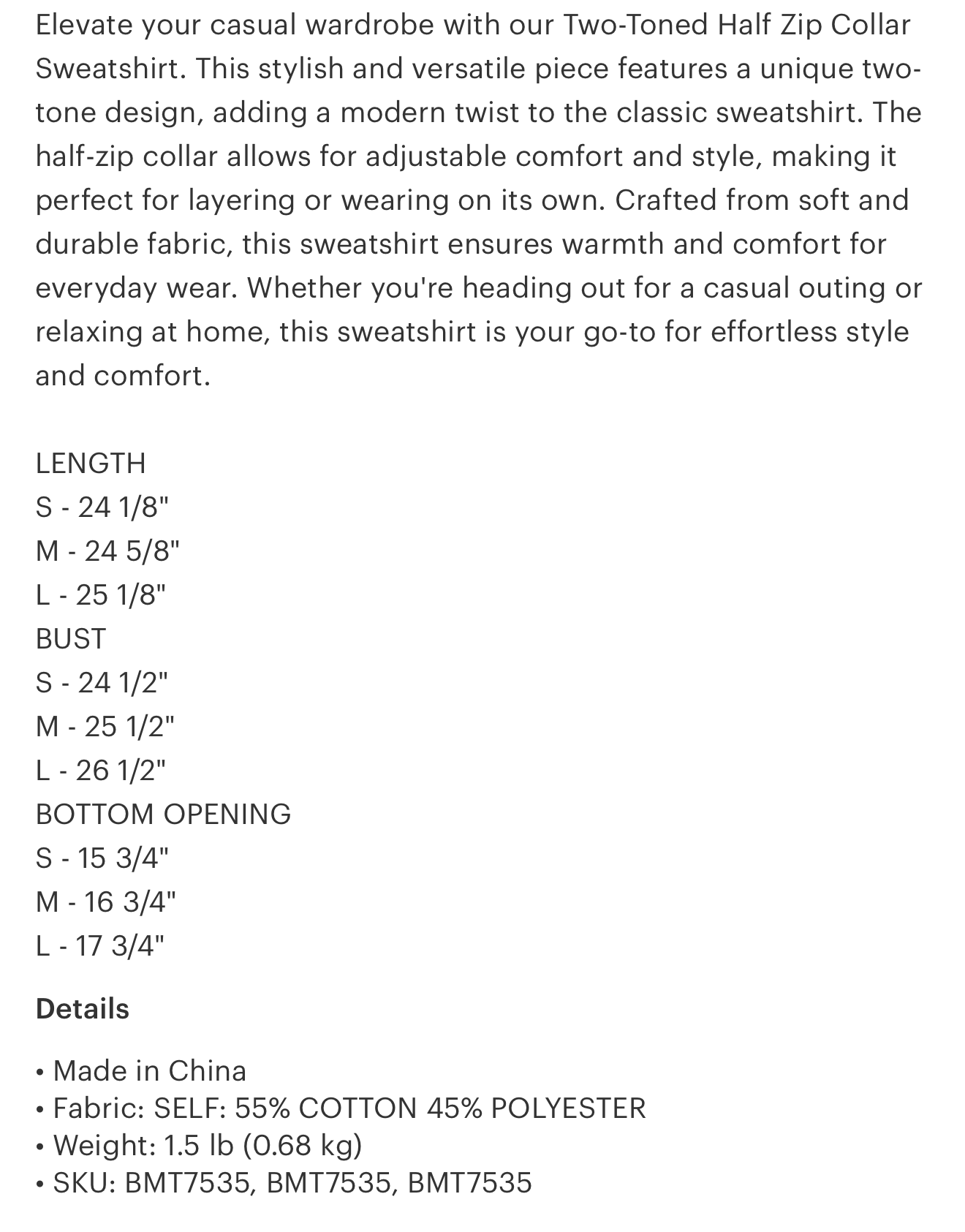 BERK - Berkshire Two-Toned Zip