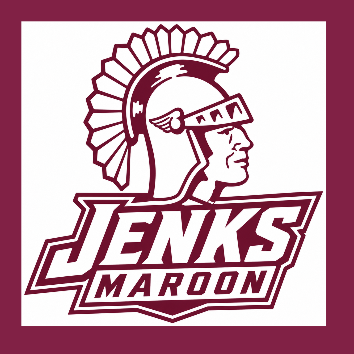 Jenks Maroon Football