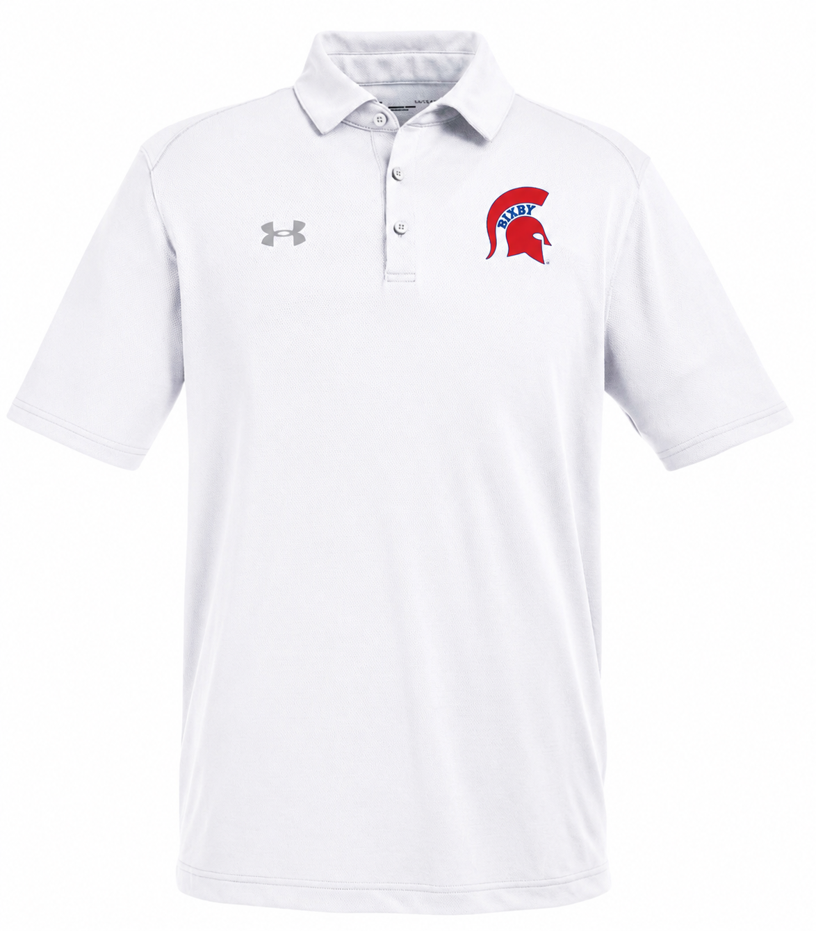 BW26- UNDER ARMOUR MENS TECH POLO - WHITE