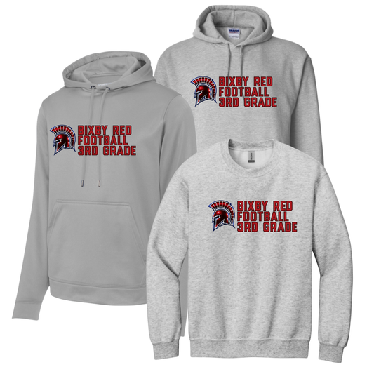B3RF26 - Bixby Red 3rd Grade Fleece