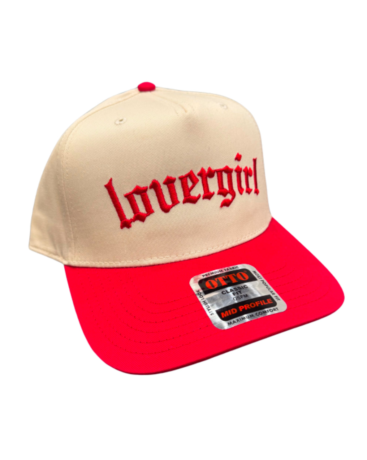 lovergirl puff embroidered hat