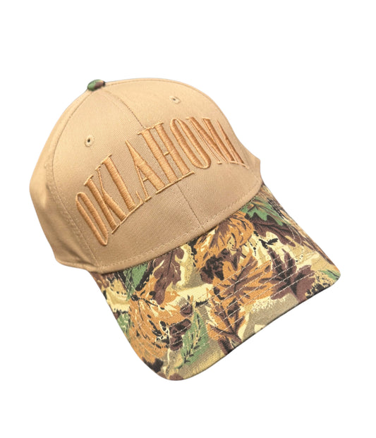 OKLAHOMA puff embroidered hat