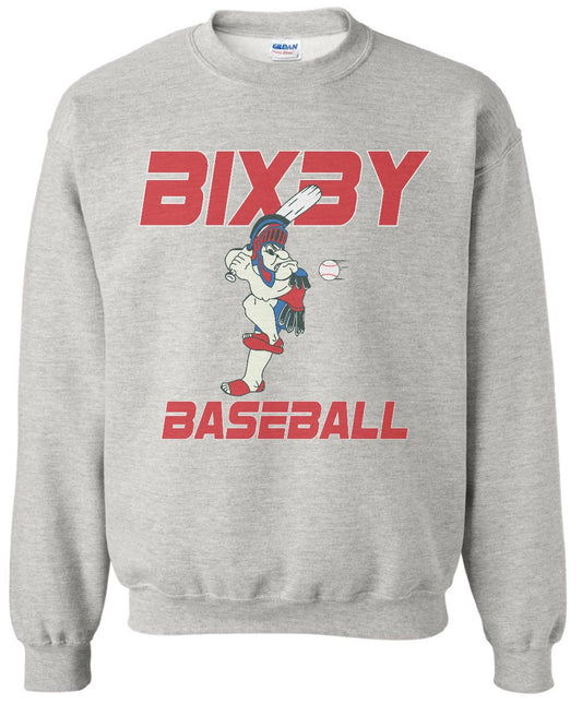 BWE26 - Vintage Bixby Baseball Sweatshirt