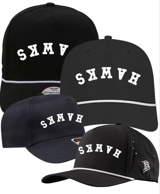 HB26 - Hawks Upside Down Snapback Hat